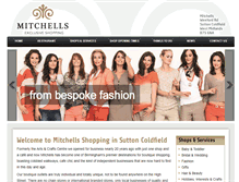 Tablet Screenshot of mitchellsshopping.com